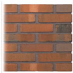 Gevelsteen | Vormbak Wasserstrich | Gaasp (Oranje Bont Mangaan) | Waalformaat