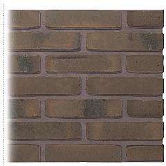 Gevelsteen | Vormbak Wasserstrich | Merwede (Mangaan Bont gesinterd) | Waalformaat