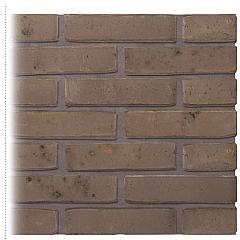 Gevelsteen | Vormbak Wasserstrich | Geul (Mangaan gesinterd) | Waalformaat