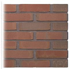 Gevelsteen | Vormbak Wasserstrich | Loet (Paarse Klinker Speciaal Bont) | Waalformaat