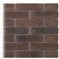 Gevelsteen | Handvorm | Aubergine Bont gesinterd | Waalformaat