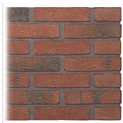 Gevelsteen | Handvorm | Paars rood gesinterd | Waalformaat