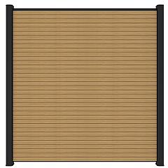 NewTechWood co-extrusie composiet scherm Triple, 180 x 180 cm, Red Cedar.