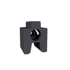 NewTechWood aluminium frameset tbv reguliere schermplanken, zwart