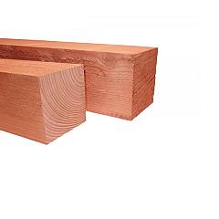 Douglas fijnbezaagde paal 10 x 10 x 250 cm, onbehandeld.