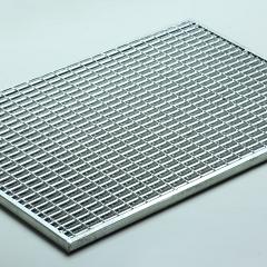 Maasrooster tbv schoonloper 1000x500mm verzinkt staal