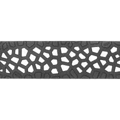Voronoï Diamand coating L= 500mm