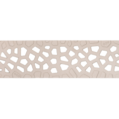 Voronoï Citrine coating L= 500mm