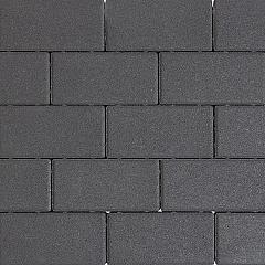 Design brick 8 cm black komo