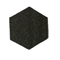 Zachte plakzegel zeskant 110x4