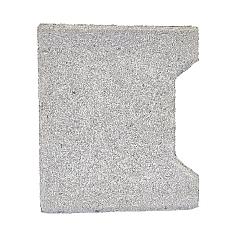 H-verbandsteen begin/eind 8 cm grijs