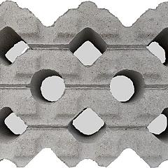 Grasbeton 40x60x12 cm grijs profiel (DR)