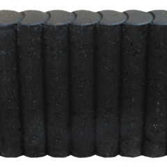 Rondoband Ø8x50x50 Antraciet