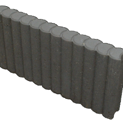 Rondoband Ø6x25x50 Antraciet