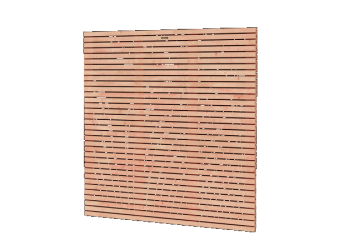Douglas tuinscherm Elan Excellent, 180 x 180 x 4,2 cm, onbehandeld.