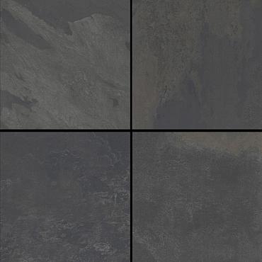 Keramische tegel | Cera3line | Peacock Black | Zwart Genuanceerd | 60x60x3 cm