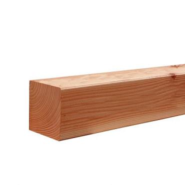 Douglas geschaafde paal 14 x 14 x 300 cm, onbehandeld.