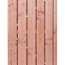 Douglas geschaafde plankendeur op verstelbaar stalen frame, 18 mm, 100 x 190 cm, onbehandeld.