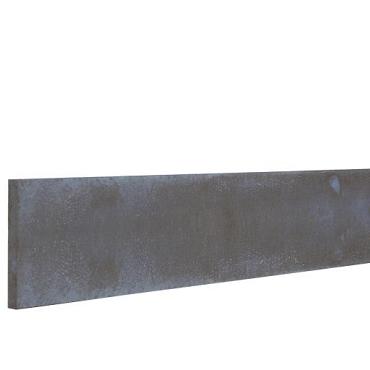 Betonplaat stampbeton 25 x 3,5 x 225 cm, antraciet.
