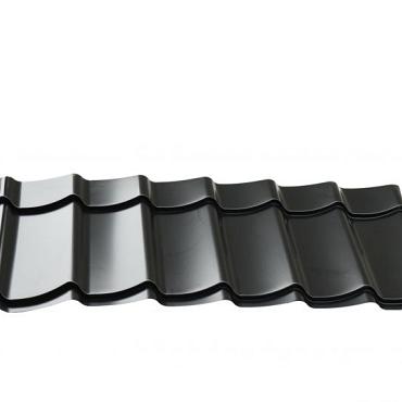 Dakpanplaten t.b.v. Douglasvision kapschuur Comfort 405 x 320 cm, (16 M2), Zwart.