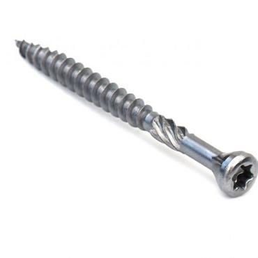Terrasschroef 5 x 60 mm t.b.v. terrasplanken 25 - 28 mm dik, doos à 100 st.