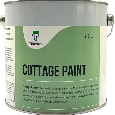 Verf t.b.v. bijwerken/nabehandelen gespoten verblijf, blik 3 liter, wit RAL 9010.