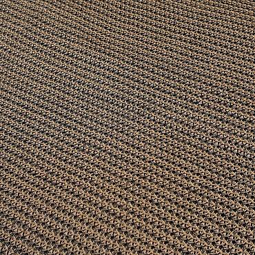 Strak schaduwdoek HPDE 292 x 392 cm, incl. bevestigingsmaterialen, bruin. T.b.v. Pergola 300 x 400 cm.