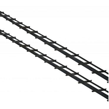 DHZ zwart shutter framewerk, 2 stuks 165 cm t.b.v. 14 planken.