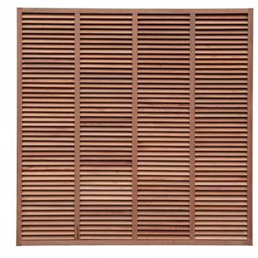 Hardhouten geschaafd tuinscherm Louvre, 180 x 180 cm.