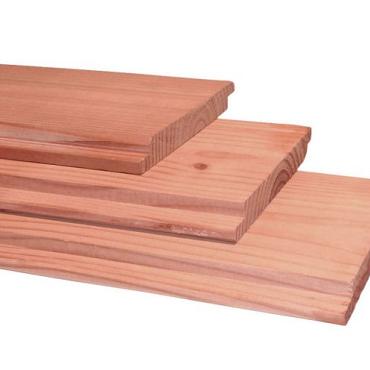 Douglas geschaafd halfhouts rabat 1,8 x 15,0 x 400 cm, onbehandeld.