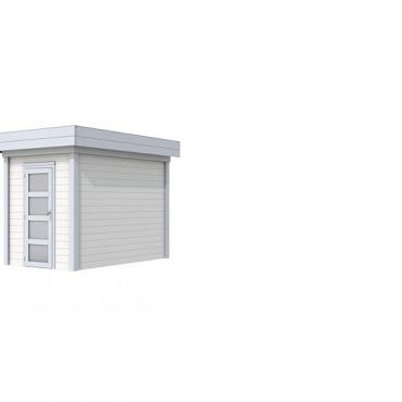 Vuren Topvision Kiekendief, 200 x 300 cm, wanden wit en basis lichtgrijs.