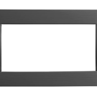 Vuren vast raam met helder glas, 71,2 x 43,8 cm, antraciet gespoten.