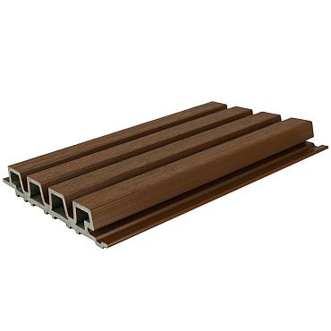NewTechWood HKC co-extrusie Castellation PRO35 wandbekleding, 3,3 x 21,5 x 230 cm, Ipe.