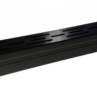 Luxury Drain | WS | Luxury Drain Zwart Aluminium Rooster | 100x6x| 10 cm