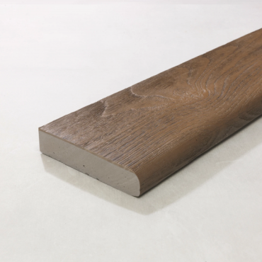 Randafwerking - Bullnose Board (plank met afgeronde kant) - Antique Oak - 3600 x 150 x 32