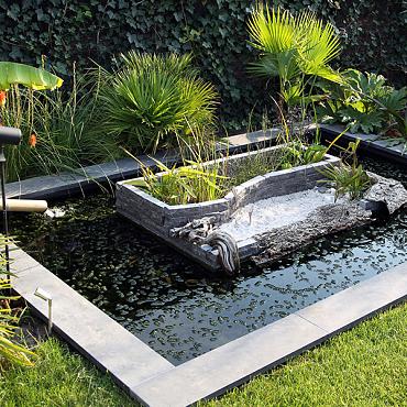 Blue Stone strook gezoet 30 cm breed 100x30x3 cm.