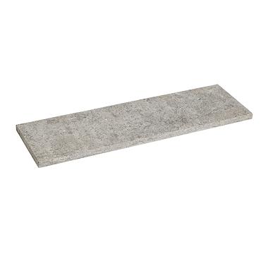 Blue Stone strook gevlamd & geborsteld 20 cm breed 100x20x3 cm.