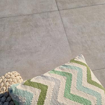 SolidSquare 60x60x3 cm puzzolata smoke