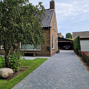 Stonique trommel dikformaat 6 cm antraciet