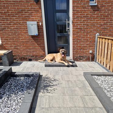 H2O comfort square 60x30x5 cm nero/grey