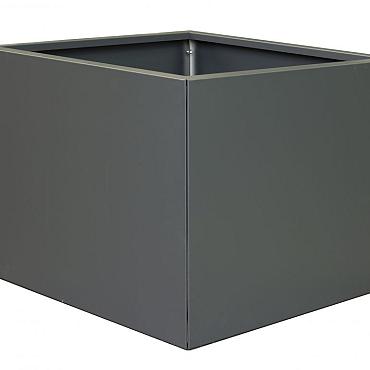 Bloembak vlak - ANTRACIET 90x90x60 cm