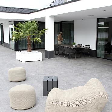 Solido Ceramica 30MM Disegno Antracite tegel 90x90x3 cm.