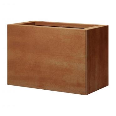 Bloembak vlak - CORTEN 30X60X60