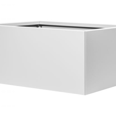 Bloembak vlak - WIT 60x90x60 cm