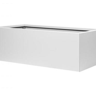Bloembak vlak - WIT 60X300X40