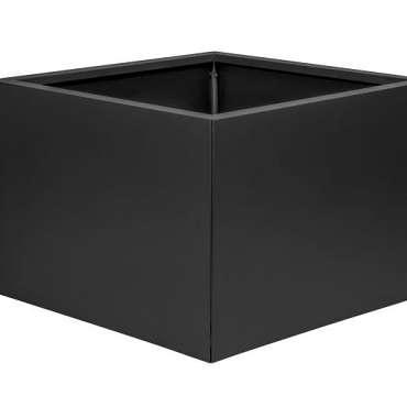 Bloembak vlak - GRAFIET ZWART 60x60x60 cm