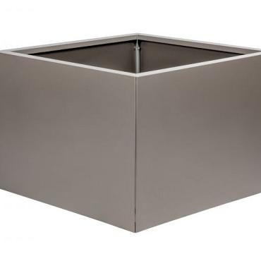 Bloembak vlak - TAUPE 60x60x60 cm