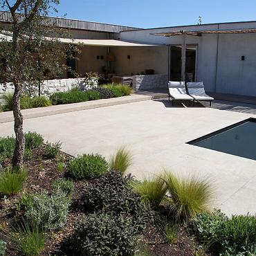 Calcare 20MM Sand tegel 80x80x2 cm.