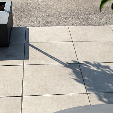 Solido Ceramica 30MM Cemento Taupe tegel 40x80x3 cm.