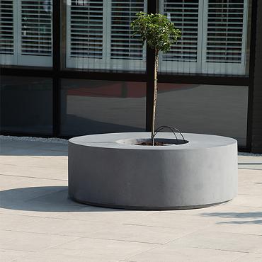 Solido Ceramica 30MM Cemento Taupe tegel 60x60x3 cm.